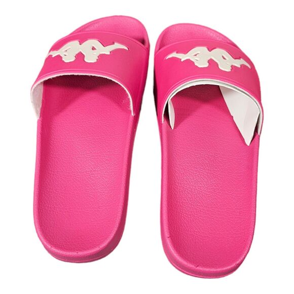 Kappa Authentic Adam 2 Unisex SZ 4 slides Fuchsia Pink-white Beach Vacation - Picture 3 of 7